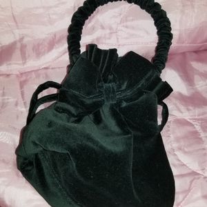 Children's Place Black Velvet Girl's Purse